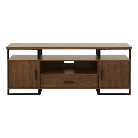 Sedley Walnut/Rustic Black TV Stand from Homelegance - Luna Furniture