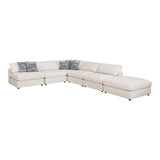 Serene Beige 6-Piece Upholstered Modular Sectional from Coaster - Luna Furniture