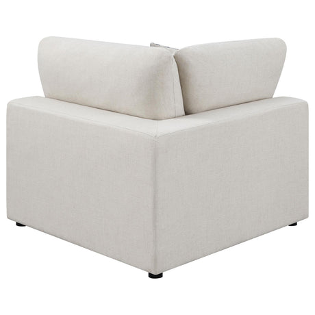 Serene Beige Upholstered Corner from Coaster - Luna Furniture