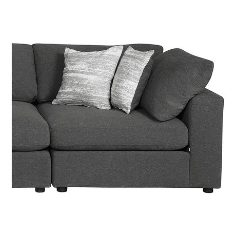 Serene Charcoal Upholstered 6-Piece Modular Sectional from Coaster - Luna Furniture