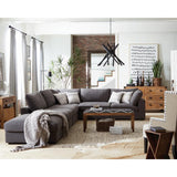 Serene Charcoal Upholstered 6-Piece Modular Sectional from Coaster - Luna Furniture