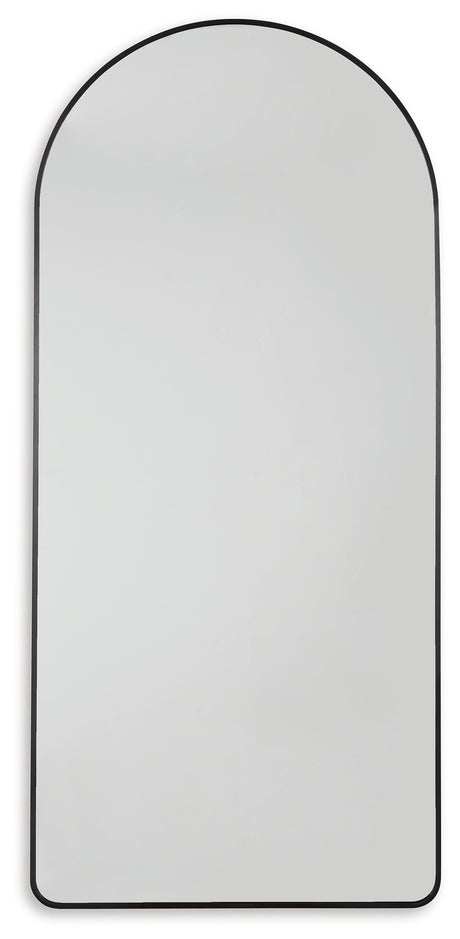 Sethall Black Floor Mirror from Ashley - Luna Furniture