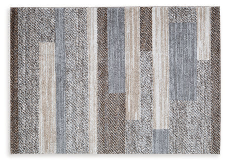 Sethburn Cream/Brown/Gray Medium Rug from Ashley - Luna Furniture