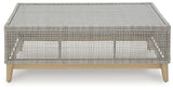 Seton Creek Gray Outdoor Coffee Table from Ashley - Luna Furniture