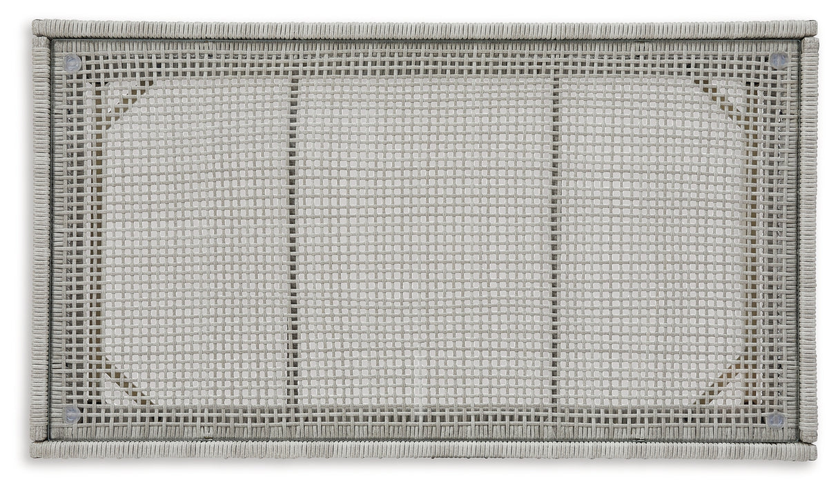 Seton Creek Gray Outdoor Coffee Table from Ashley - Luna Furniture