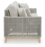 Seton Creek Gray Outdoor Sofa with Cushion from Ashley - Luna Furniture