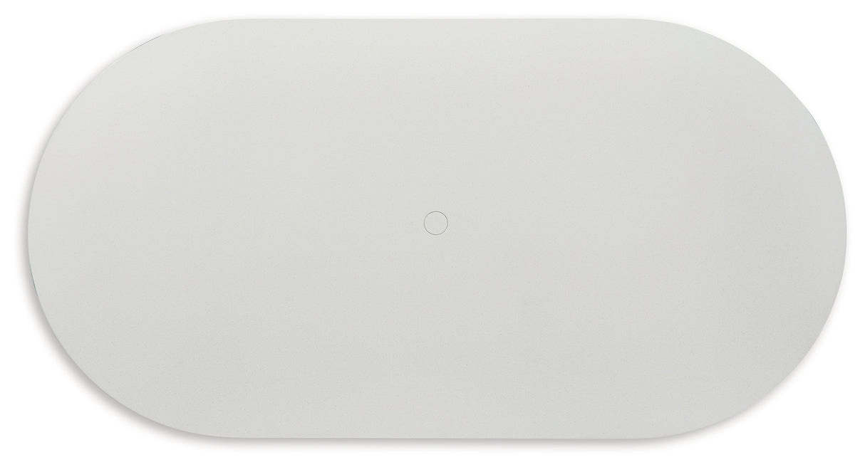 Seton Creek White Outdoor Dining Table from Ashley - Luna Furniture