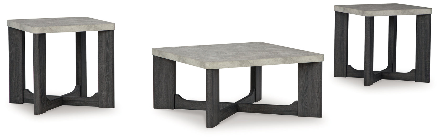 Sharstorm Two-tone Gray Table from Ashley - Luna Furniture