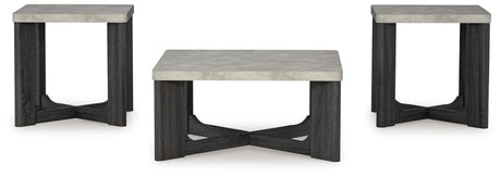 Sharstorm Two-tone Gray Table from Ashley - Luna Furniture