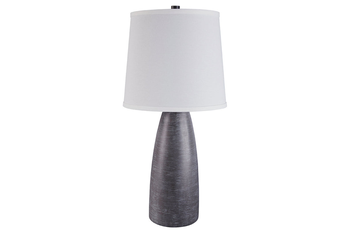 Shavontae Gray Table Lamp from Ashley - Luna Furniture