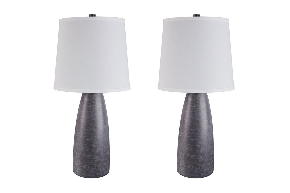 Shavontae Gray Table Lamp from Ashley - Luna Furniture