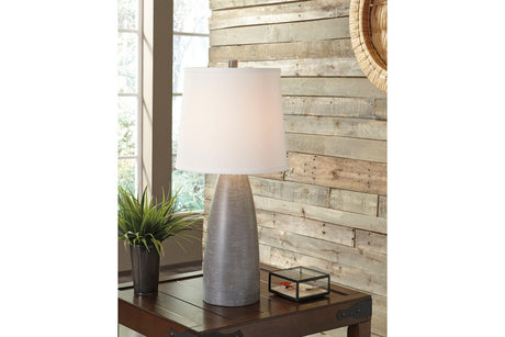Shavontae Gray Table Lamp from Ashley - Luna Furniture