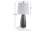 Shavontae Gray Table Lamp from Ashley - Luna Furniture