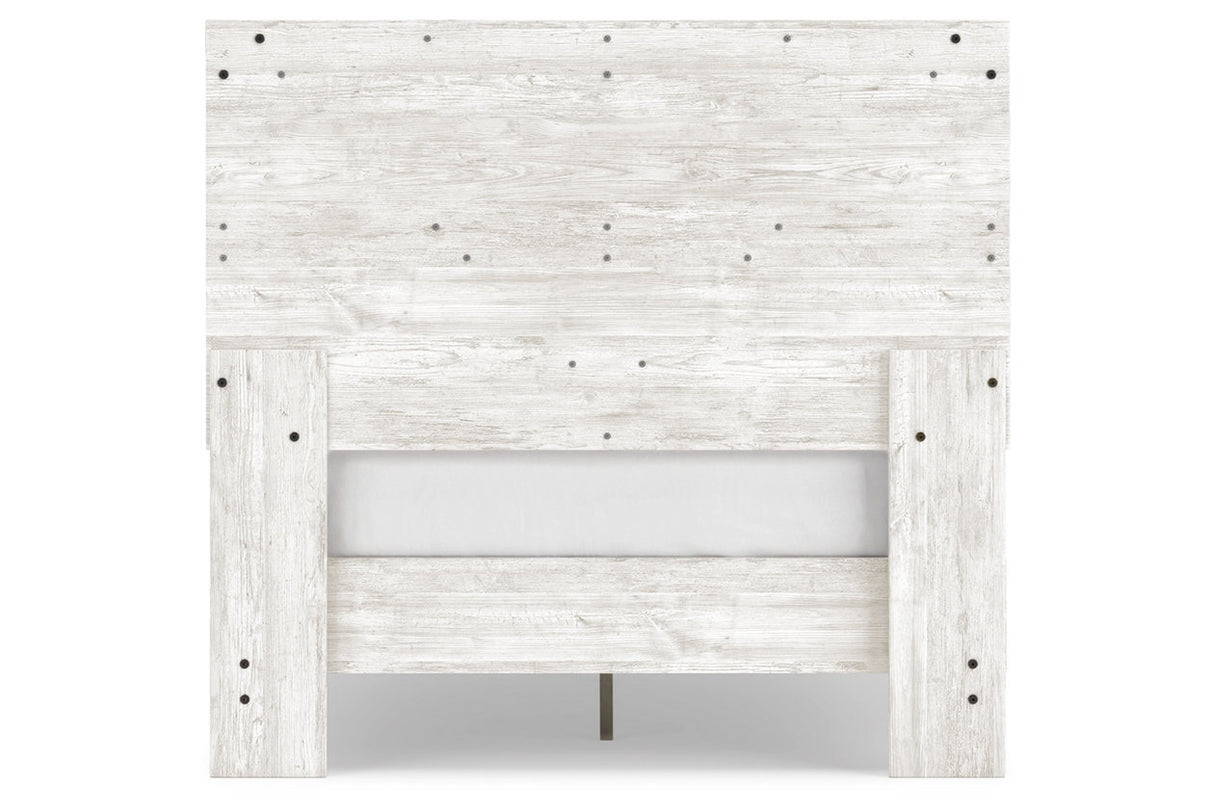 Shawburn White Crossbuck Full Platform Bed from Ashley - Luna Furniture