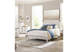 Shawburn White Crossbuck Queen Platform Bed from Ashley - Luna Furniture