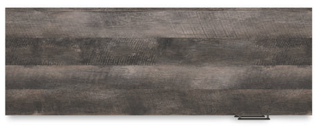 Shawburn White/Dark Charcoal Gray 54" Home Office Desk from Ashley - Luna Furniture