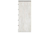 Shawburn Whitewash/Charcoal Gray Chest of Drawers from Ashley Furniture - Luna Furniture