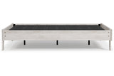 Shawburn Whitewash Full Platform Base Bed from Ashley - Luna Furniture