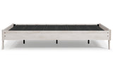 Shawburn Whitewash Queen Platform Base Bed from Ashley - Luna Furniture
