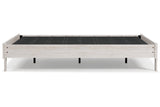 Shawburn Whitewash Queen Platform Base Bed from Ashley - Luna Furniture