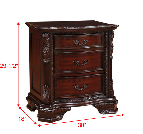 Sheffield Rich Brown Nightstand from Crown Mark - Luna Furniture