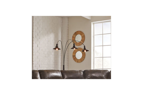 Sheriel Black Floor Lamp from Ashley - Luna Furniture