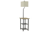 Shianne Black Floor Lamp from Ashley - Luna Furniture