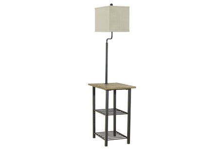 Shianne Black Floor Lamp from Ashley - Luna Furniture
