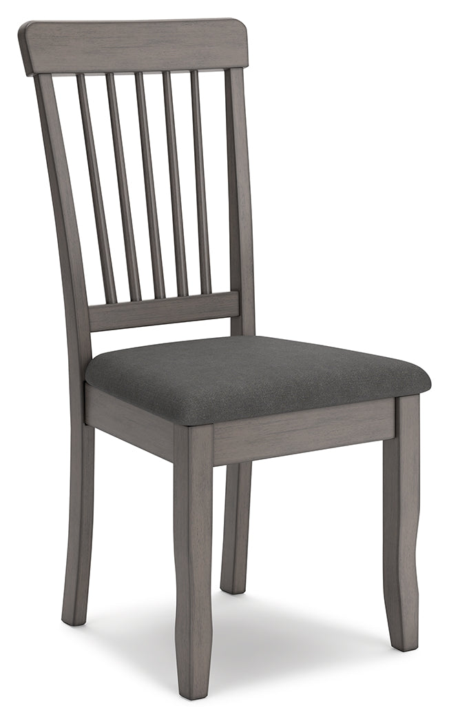Shullden Gray Dining Chair, Set of 2 from Ashley Furniture - Luna Furniture