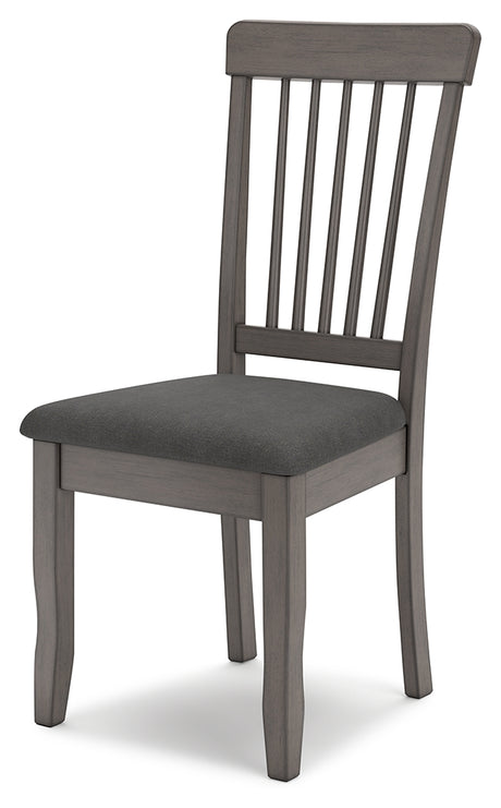 Shullden Gray Dining Chair, Set of 2 from Ashley Furniture - Luna Furniture
