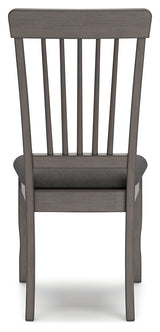 Shullden Gray Dining Chair, Set of 2 from Ashley Furniture - Luna Furniture