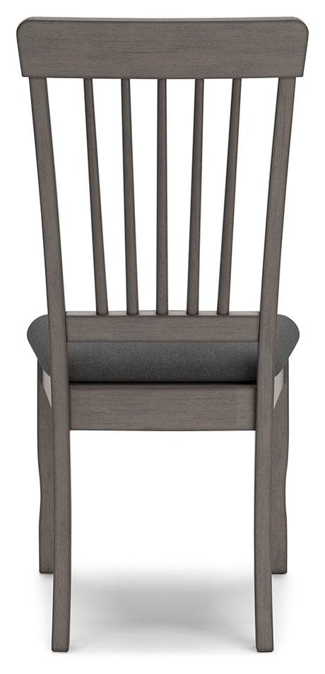Shullden Gray Dining Chair, Set of 2 from Ashley Furniture - Luna Furniture