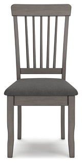 Shullden Gray Dining Chair, Set of 2 from Ashley Furniture - Luna Furniture