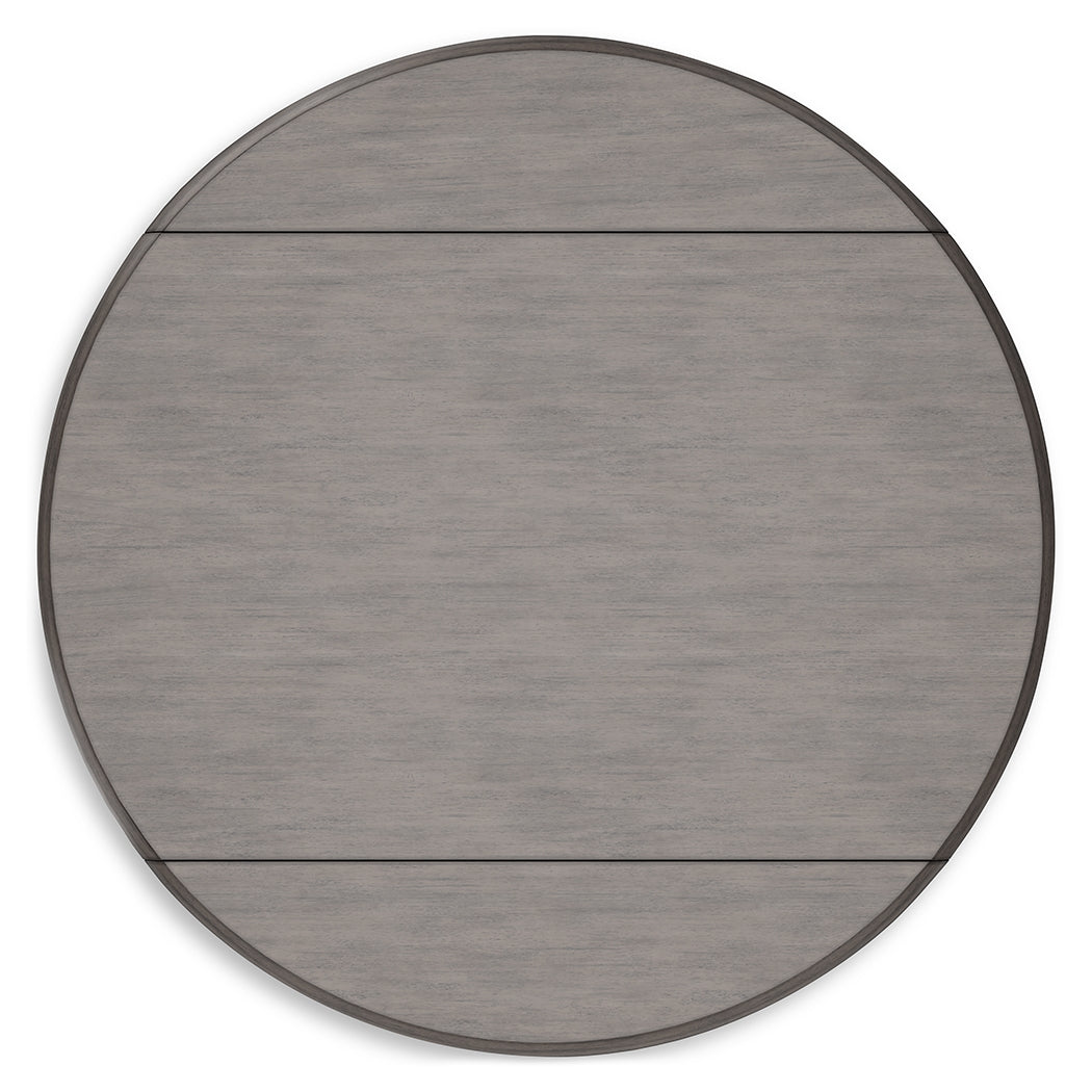 Shullden Gray Drop Leaf Dining Table from Ashley Furniture - Luna Furniture