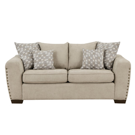Silverthorne Light Brown Loveseat from Homelegance - Luna Furniture