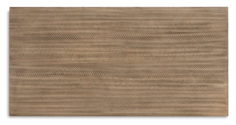 Skempton White/Light Brown 3-Piece Counter Height Set w/ Stools from Ashley - Luna Furniture