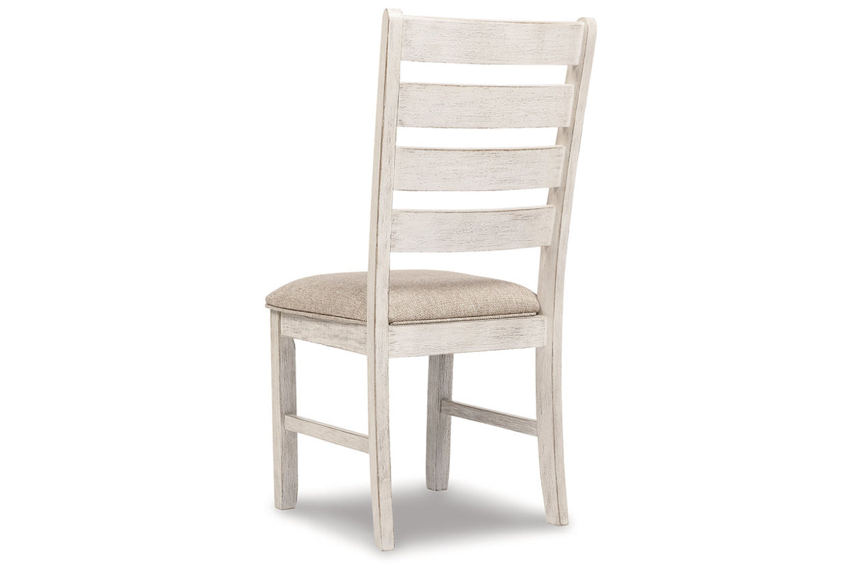 Skempton White/Light Brown Dining Chair, Set of 2 from Ashley - Luna Furniture