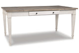 Skempton White/Light Brown Dining Table from Ashley - Luna Furniture