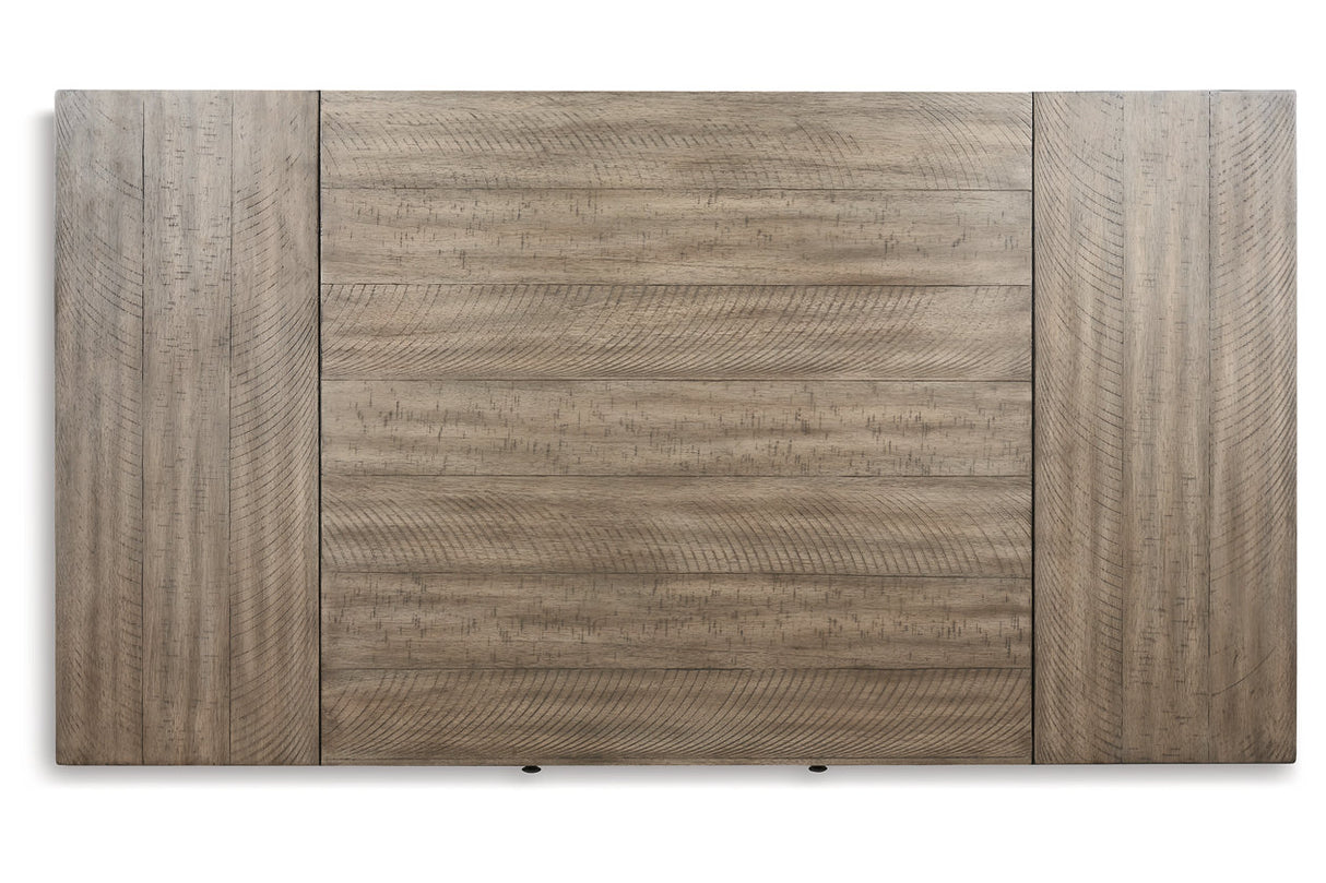 Skempton White/Light Brown Dining Table from Ashley - Luna Furniture