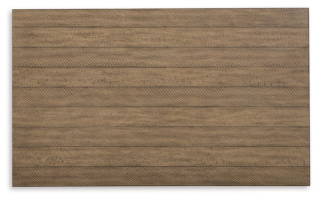 Skempton White/Light Brown White/Light 7-Piece Brown Counter Height Set from Ashley - Luna Furniture