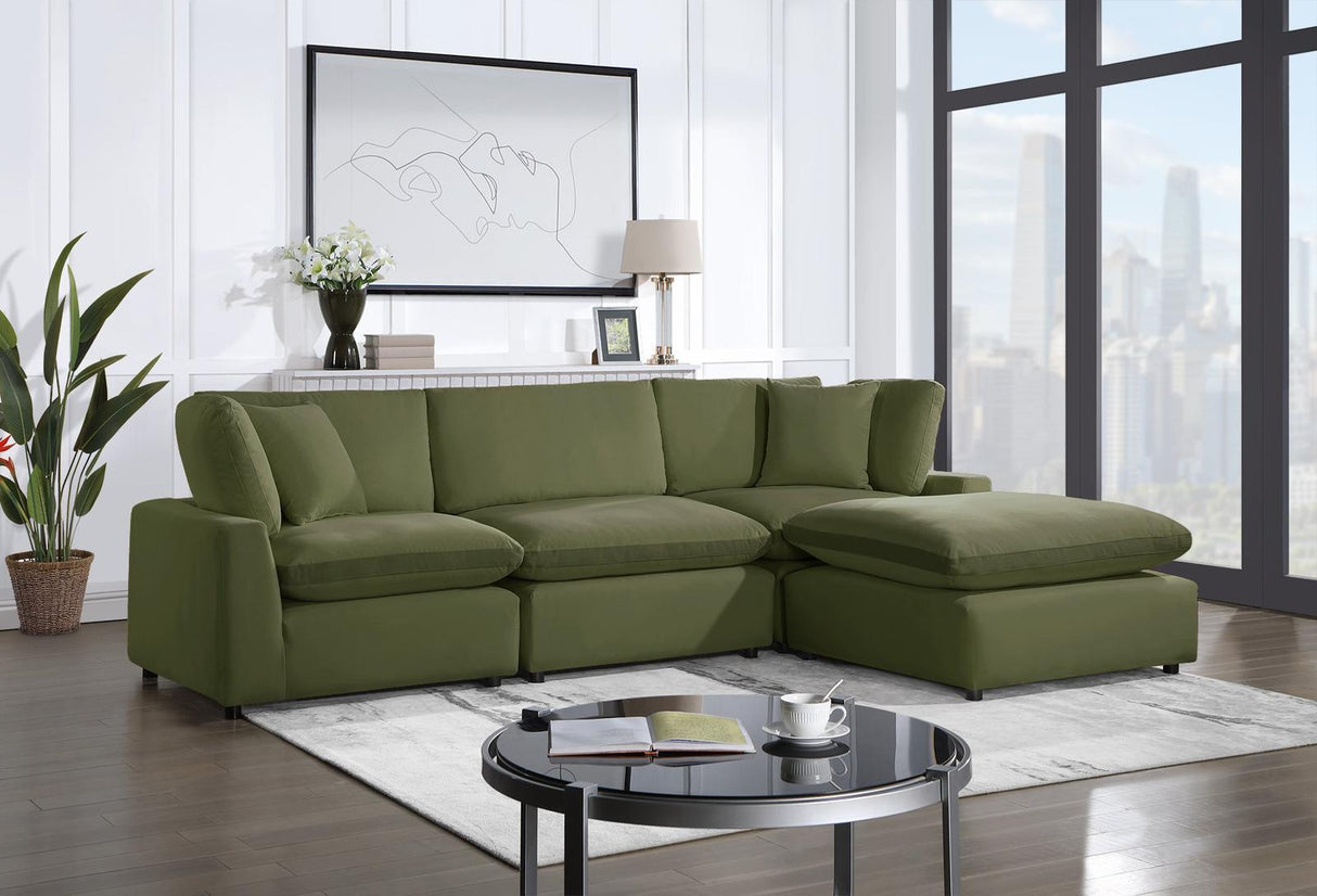 Sky Olive Velvet Modular Sectional from Happy Homes - Luna Furniture