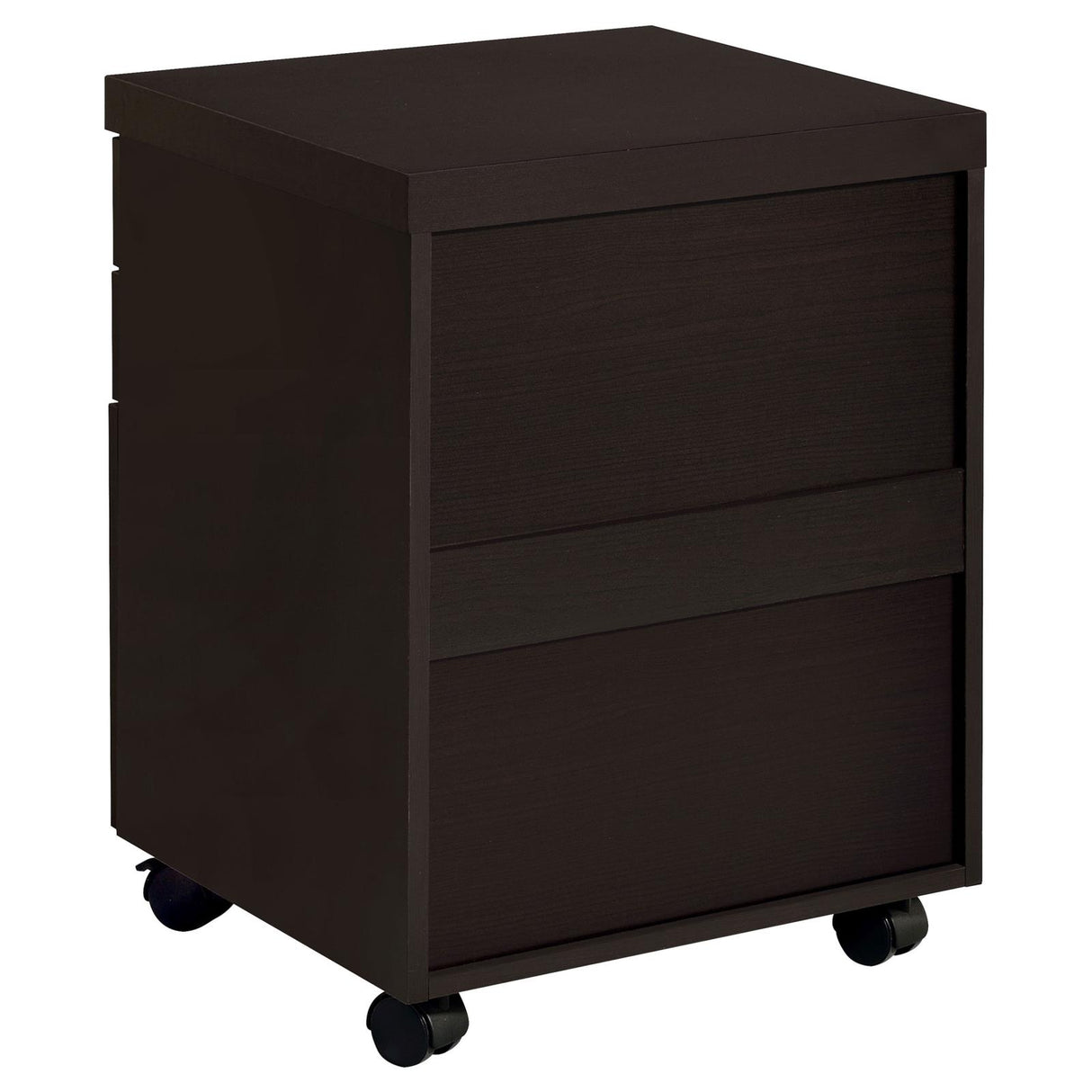 Skylar Cappuccino 3-Drawer Mobile File Cabinet from Coaster - Luna Furniture