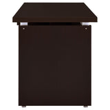 Skylar Cappuccino Computer Desk with Keyboard Drawer from Coaster - Luna Furniture