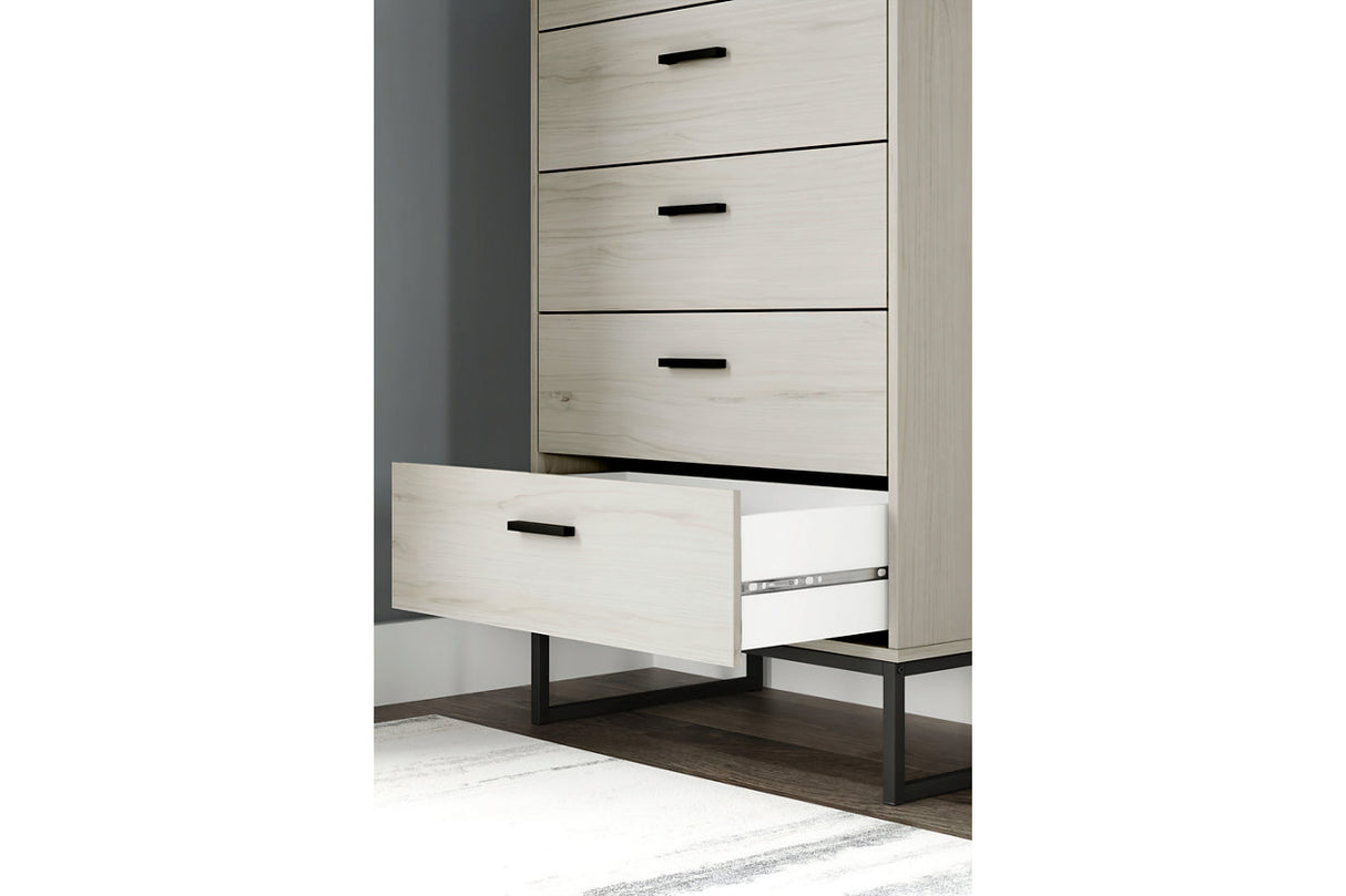 Socalle Light Natural Chest of Drawers from Ashley - Luna Furniture