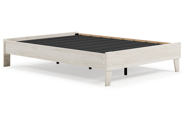 Socalle Light Natural Full Platform Base Bed