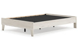 Socalle Light Natural Full Platform Base Bed from Ashley - Luna Furniture