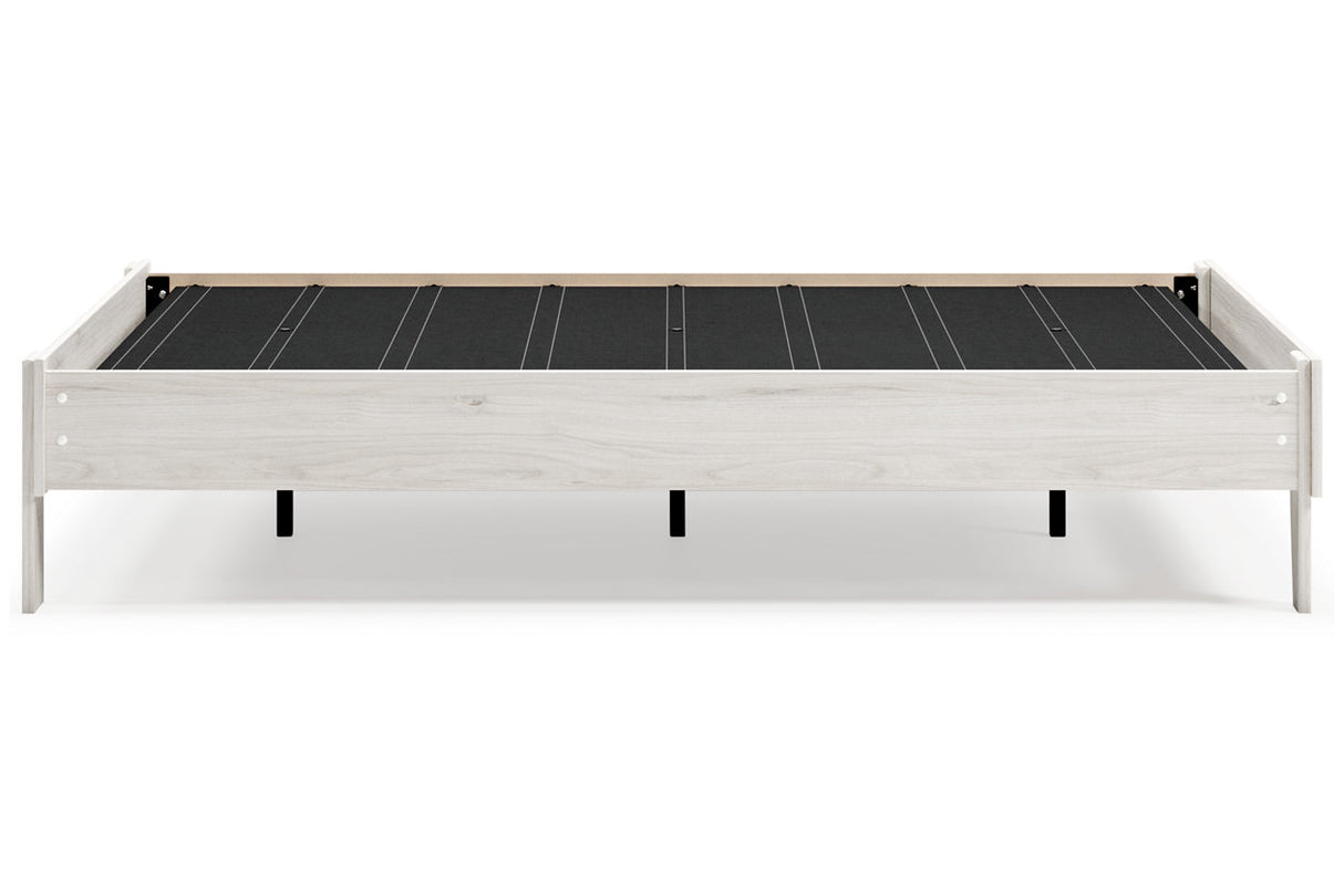 Socalle Light Natural Full Platform Base Bed from Ashley - Luna Furniture
