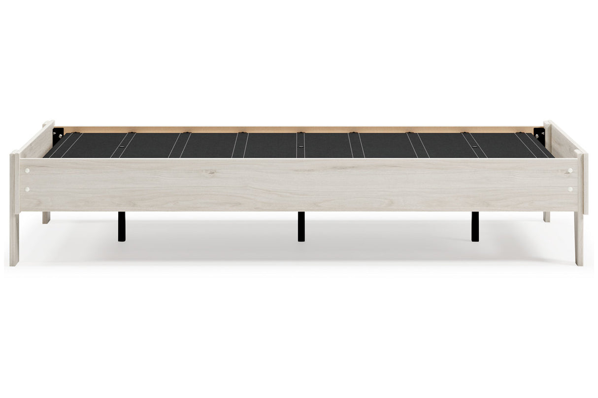Socalle Light Natural Twin Platform Base Bed from Ashley - Luna Furniture