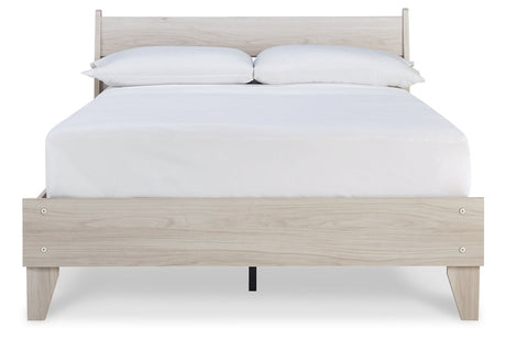 Socalle Natural Full Platform Bed from Ashley - Luna Furniture