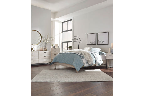 Socalle Natural Full Platform Bed from Ashley - Luna Furniture